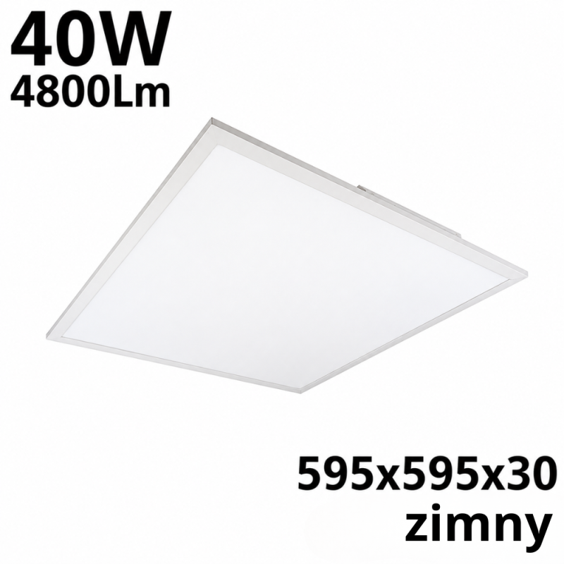 Panel Led Backlit 595X595X30 40W 4800Lm Cw Pvc