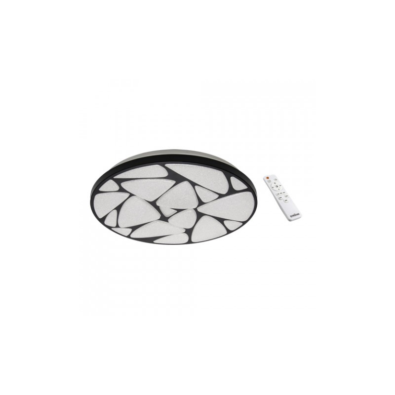 Dekoracyjna Czarna Plafoniera Led 48W Mineral Led C