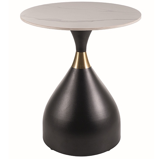 Ceramiczny stolik pomocniczy w stylu glamour Virgo