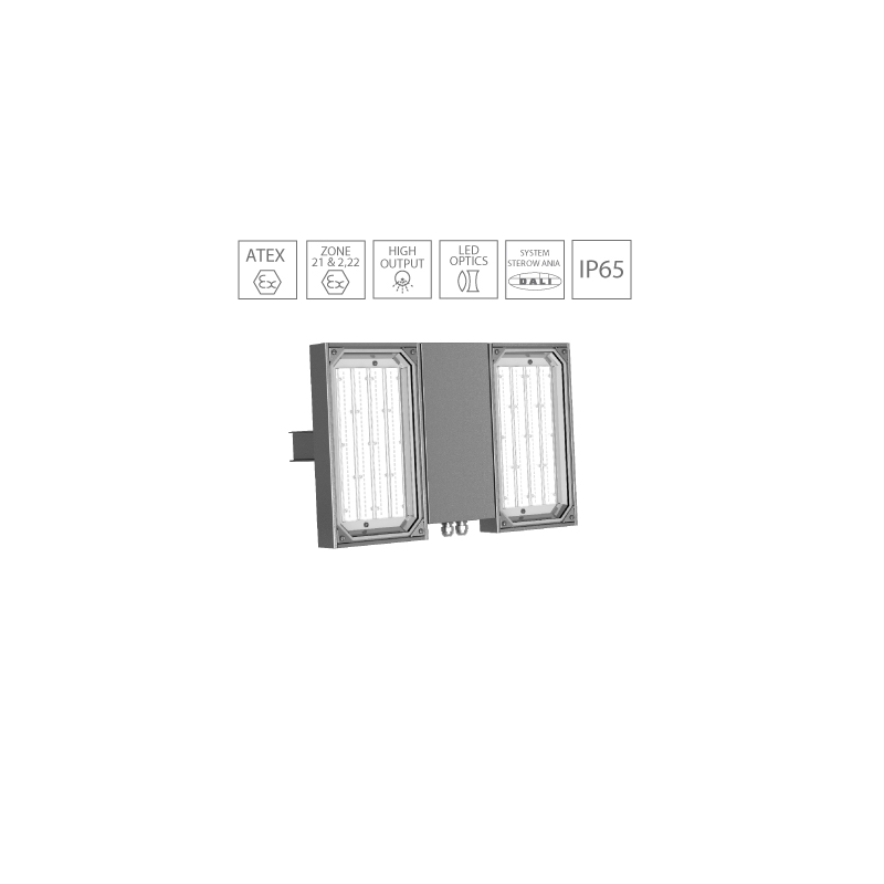 Naświetlacz Przeciwwybuchowy Exl380Led 146W Ip65