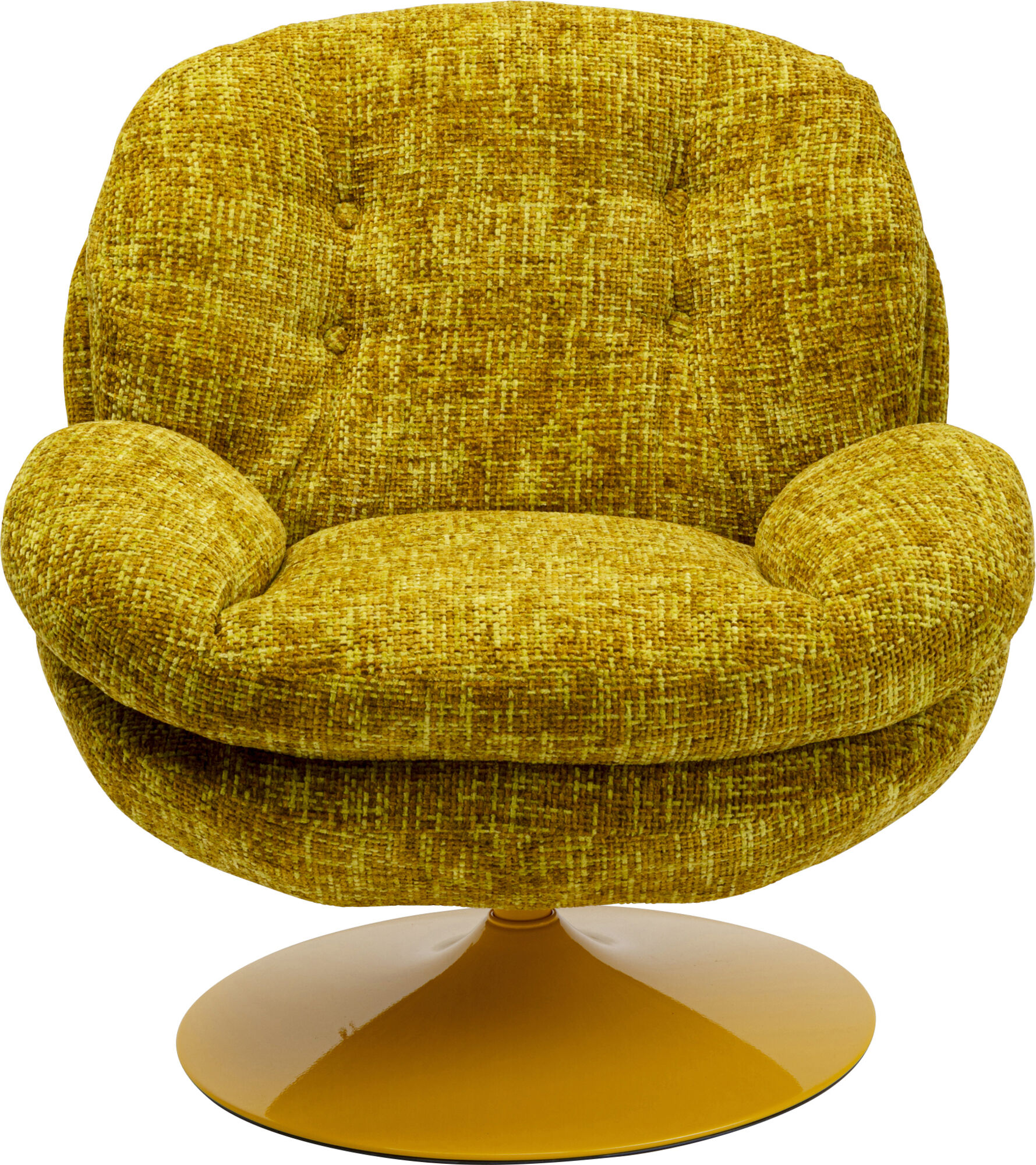 Fotel obrotowy Cosy żółty