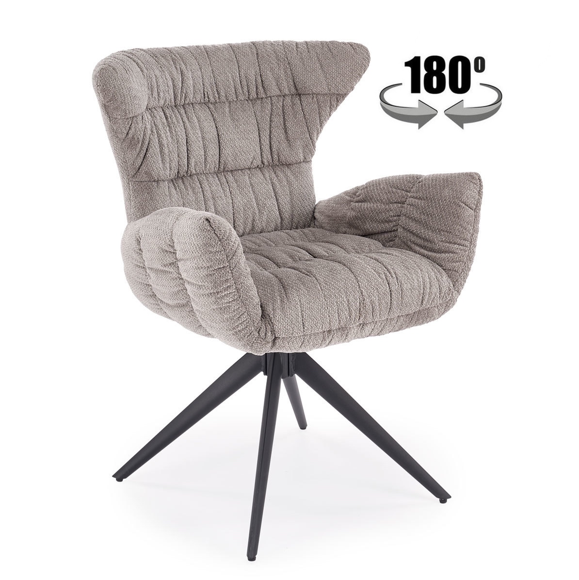 Krzesło do jadalni z podłokietnikami K595 Halmar