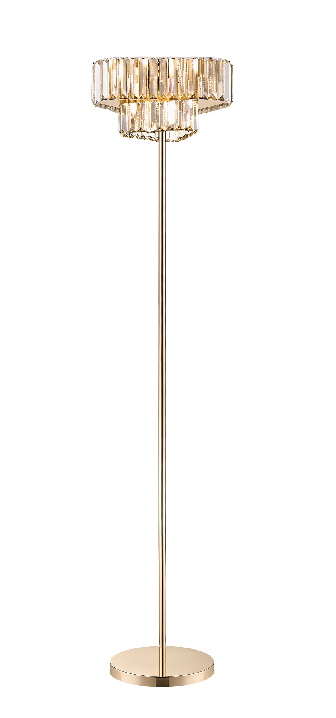 Lampa podłogowa Helios złota