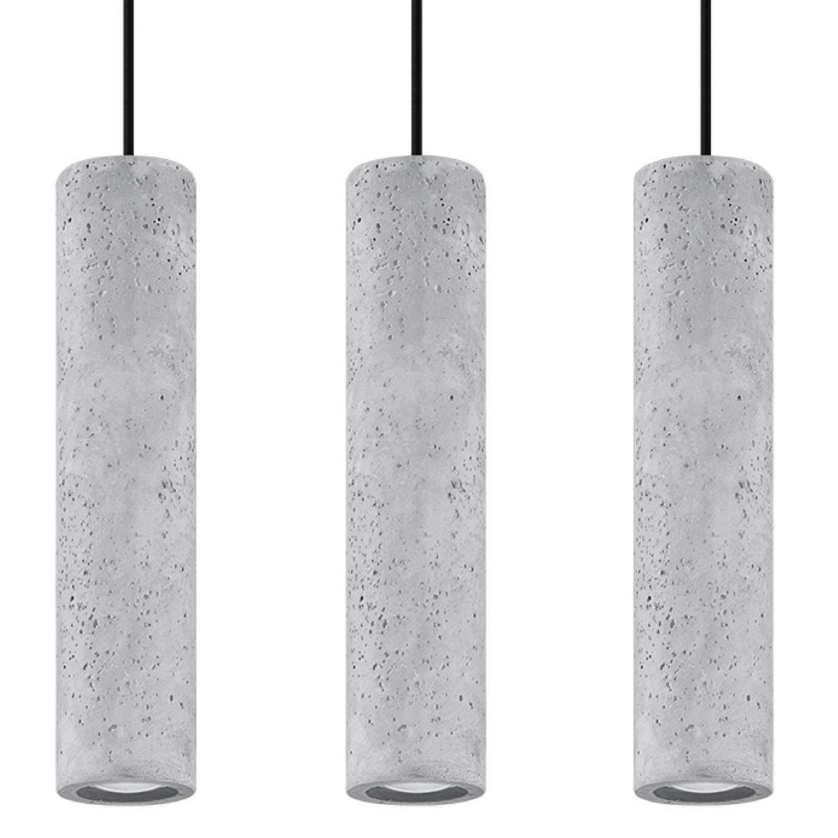 Lampa wisząca Luvo 3L beton