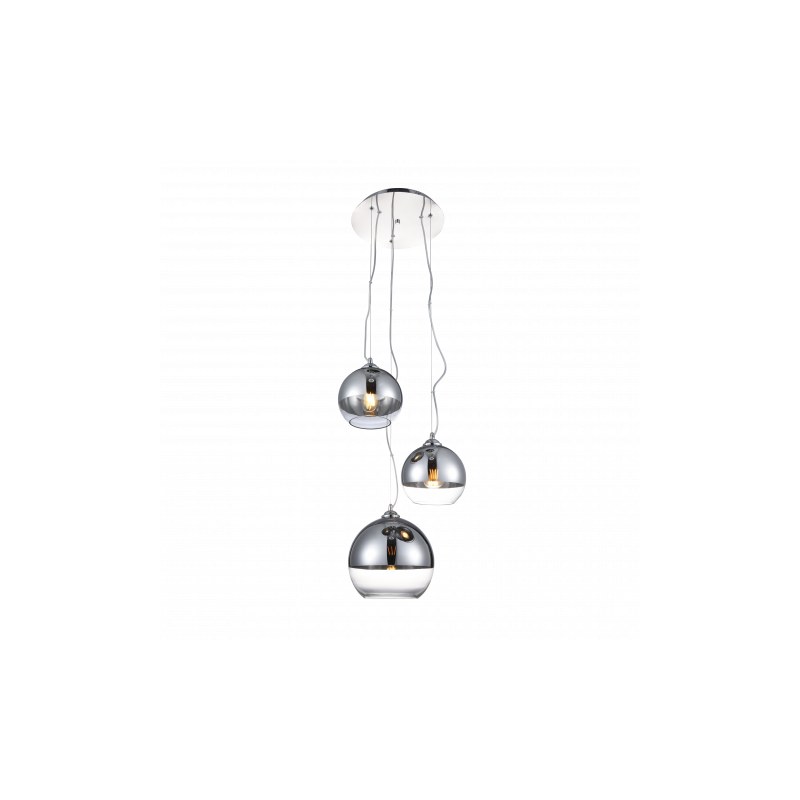 Trzypunktowa Lampa Wisząca Silver Ball 3 Az4750