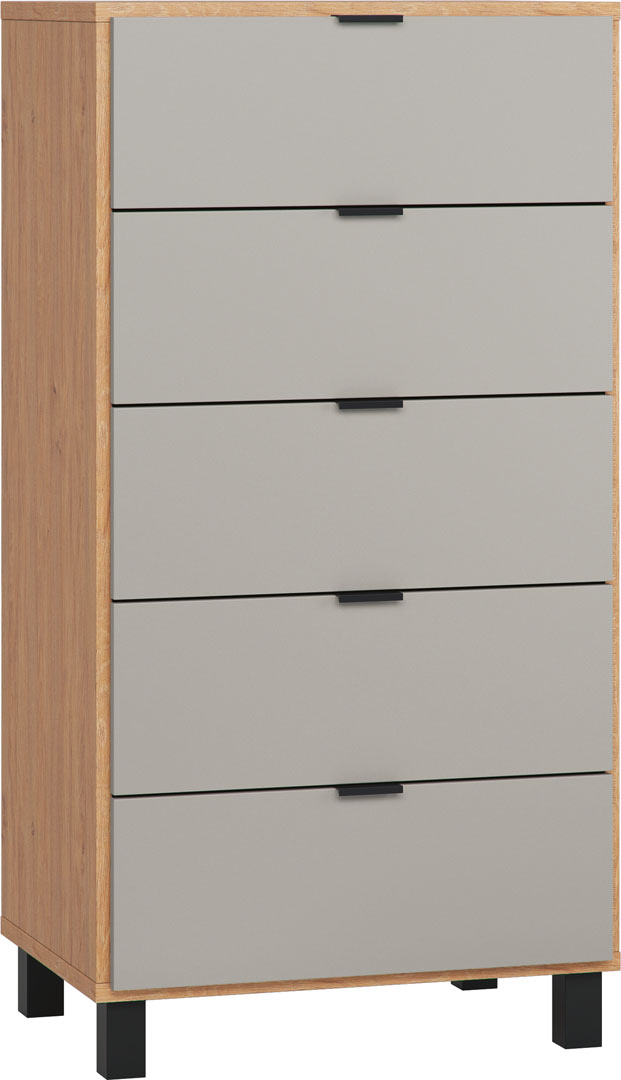 Komoda wąska z szufladami Simple