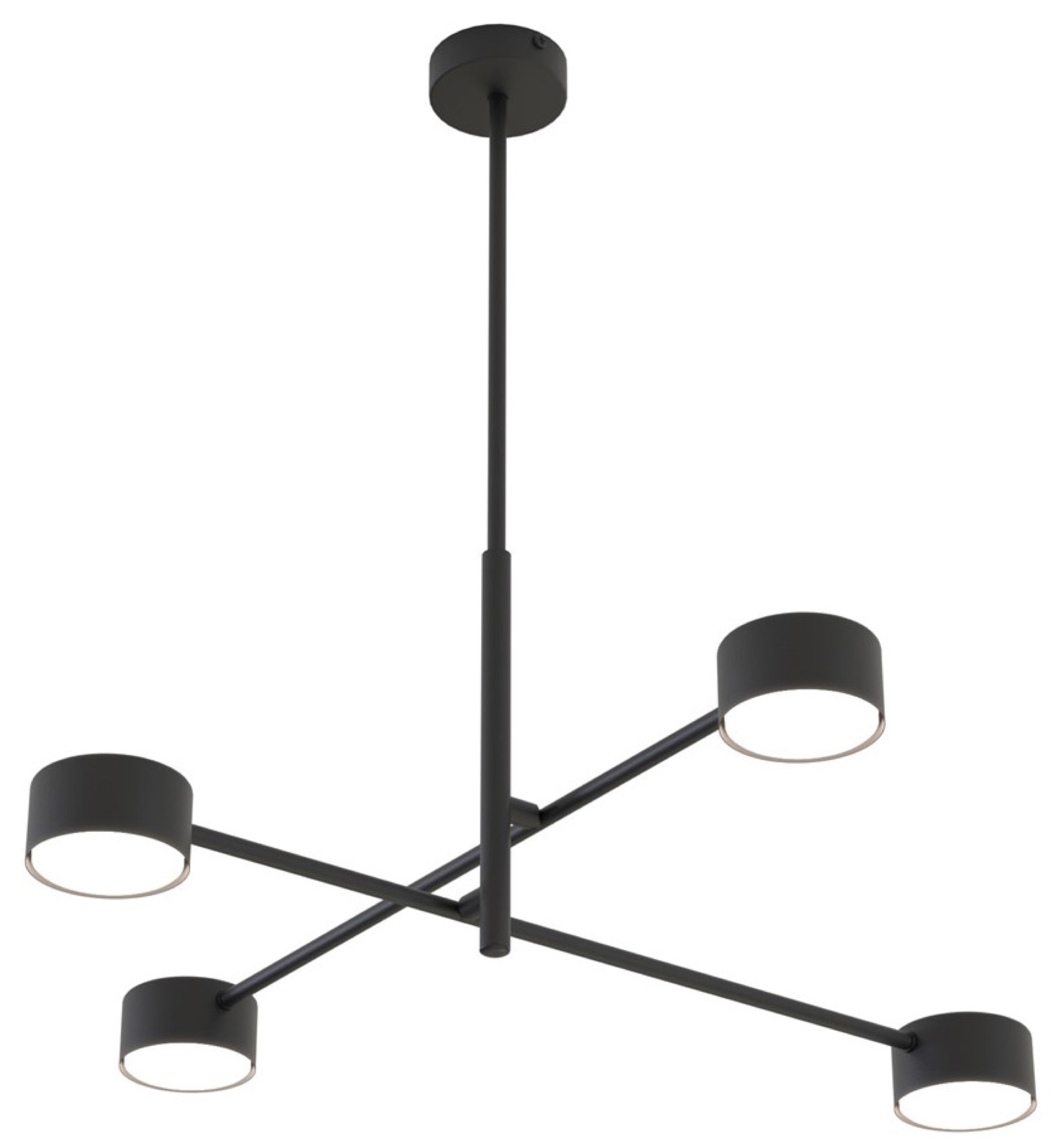 Lampa sufitowa Natsu x4 czarna