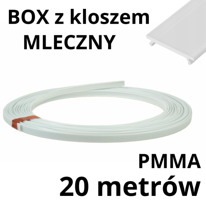 Klosz W Rolce Lumines Basic Pmma Mleczny 20 Metrów