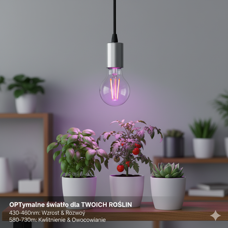 Żarówka Do Roślin Led Planty Fgs 8W E27