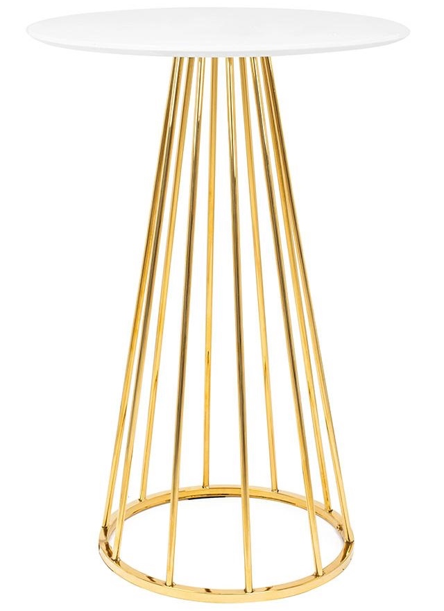 Okrągły stół barowy w stylu glamour Glam 60