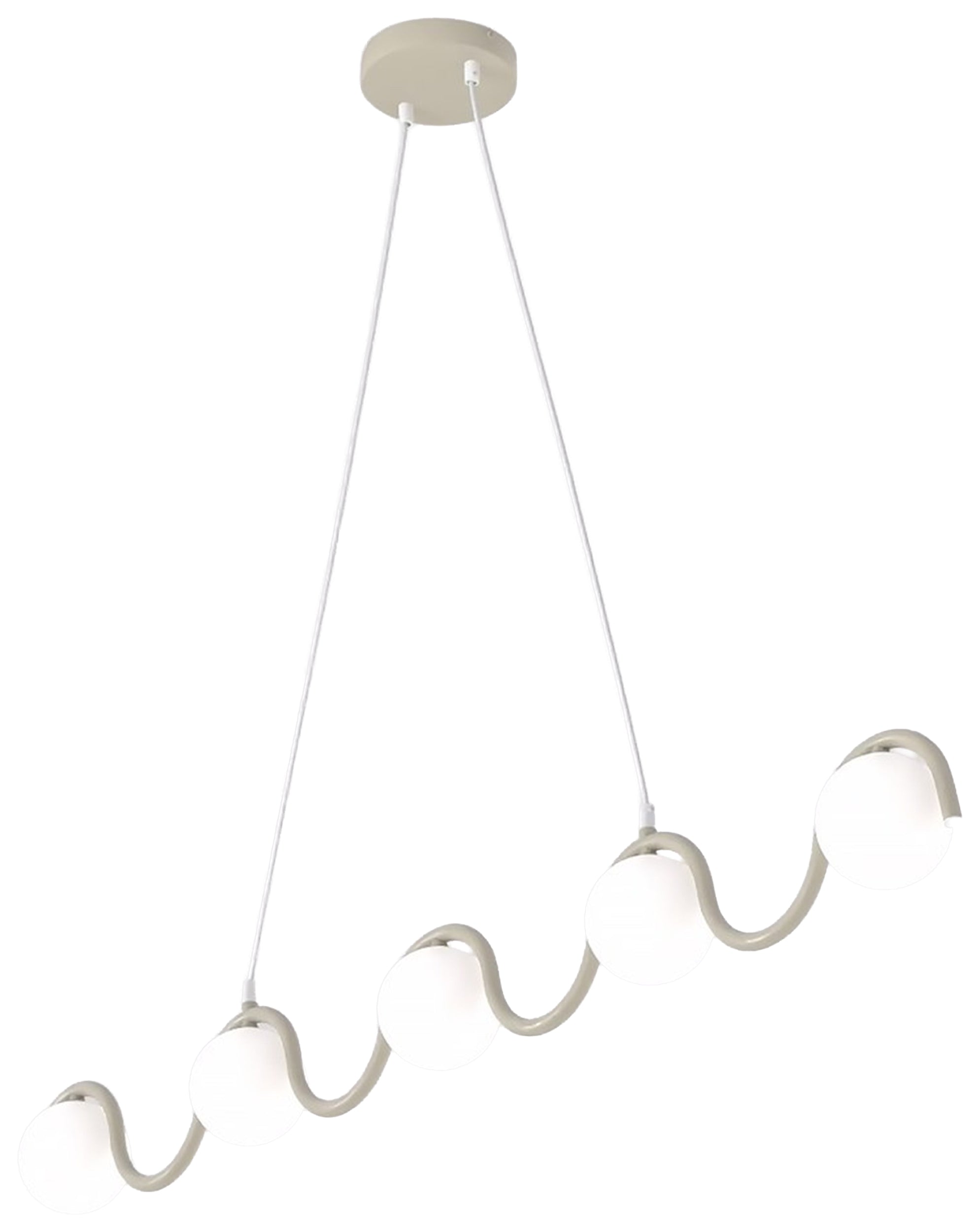 Lampa wisząca Sinus x5 mokka