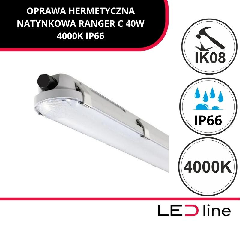 *Led Line Ranger C 40W 4000K 140Lm/W Ip66