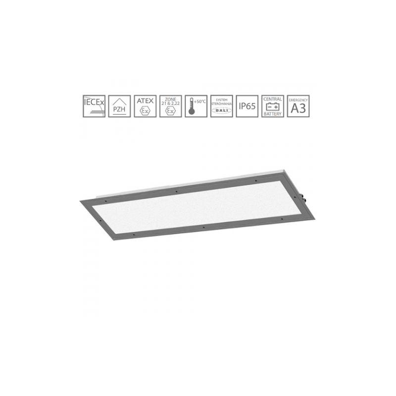 Oprawa Przeciwwybuchowa Exl390Led 70,5W Ip65 Ok. 120Cm