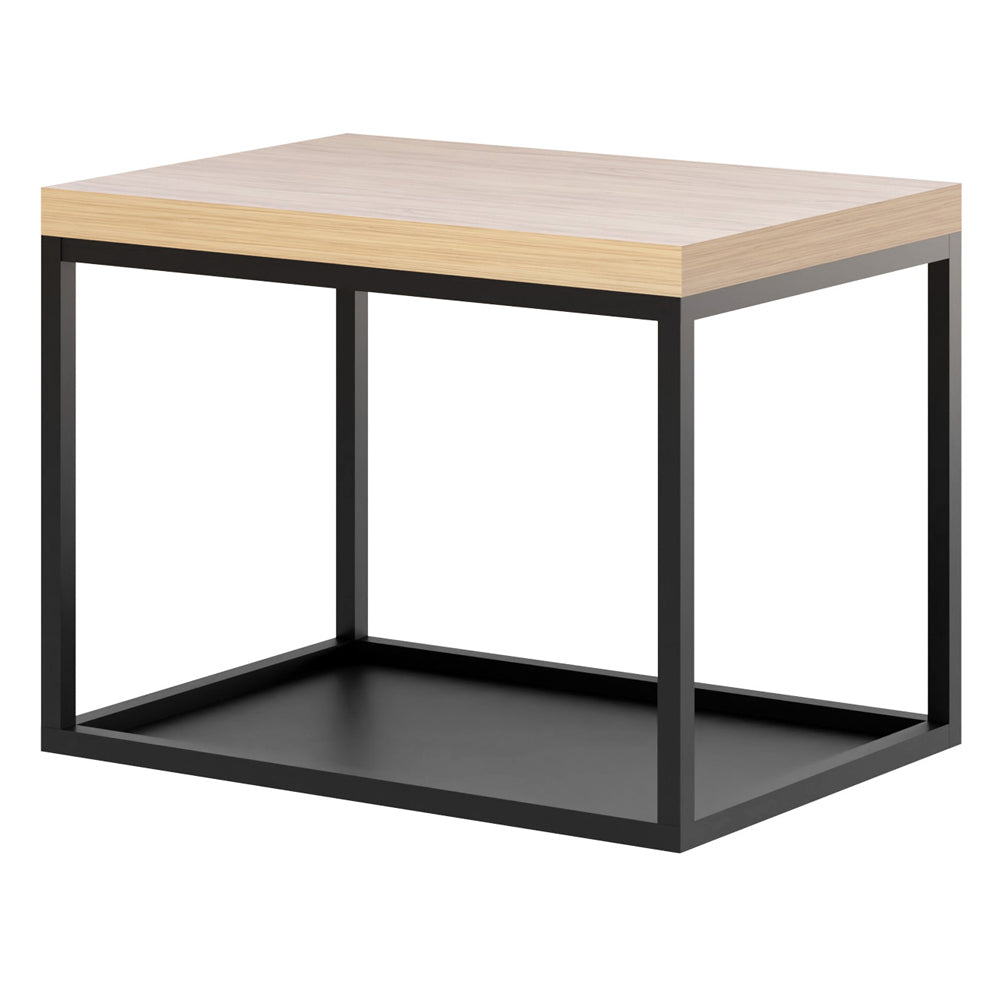 Szafka pod umywalkę Trinso wisząca z półką czarna 35/75 cm