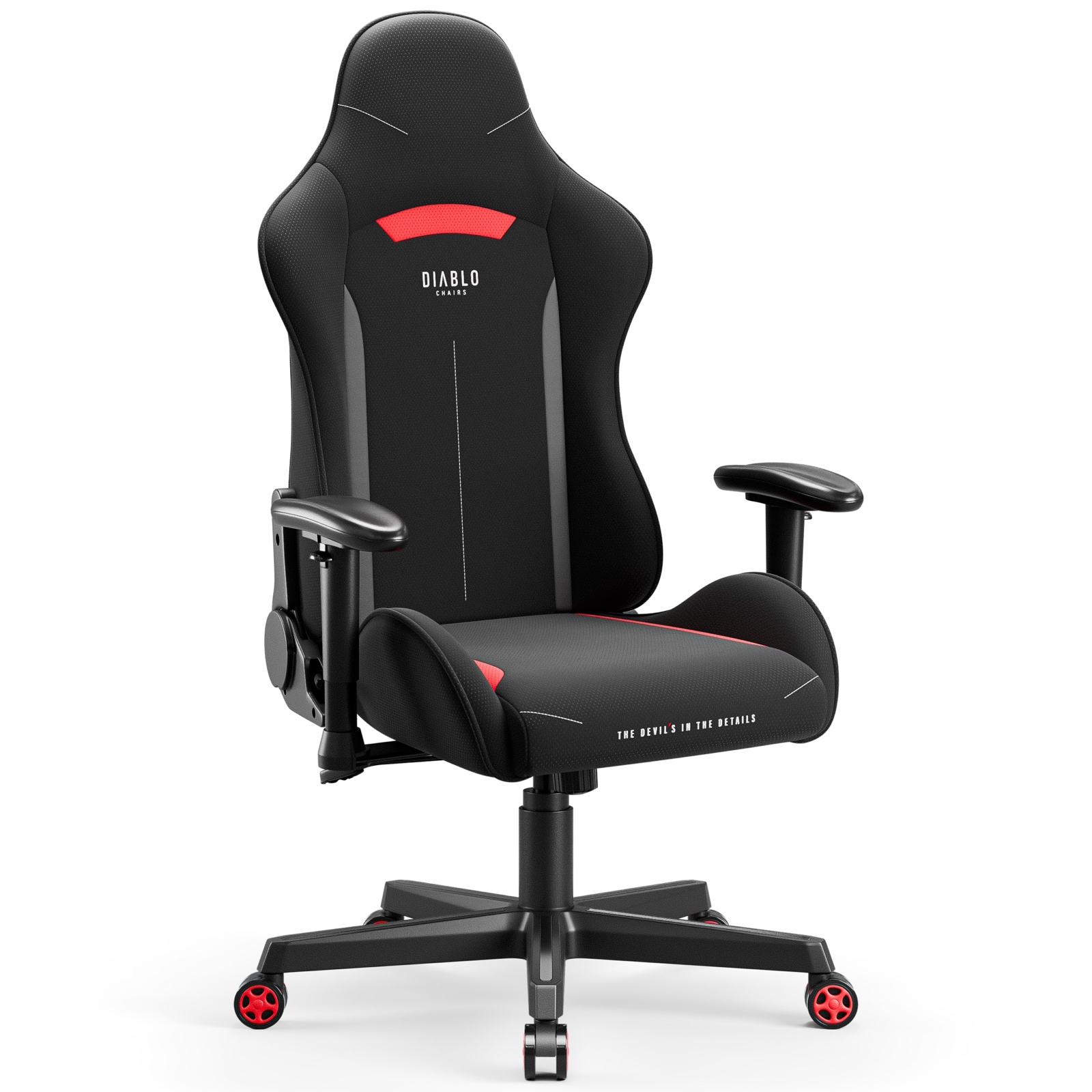 Fotel do gamingu Diablo X-St4rter czarno-czerwony