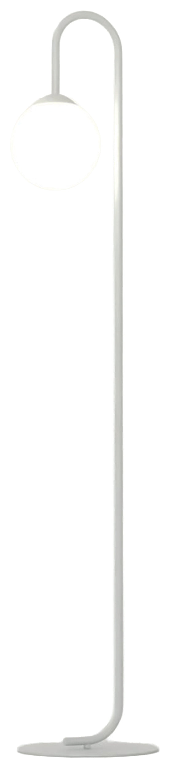 Lampa podłogowa Flor 150 cm szara