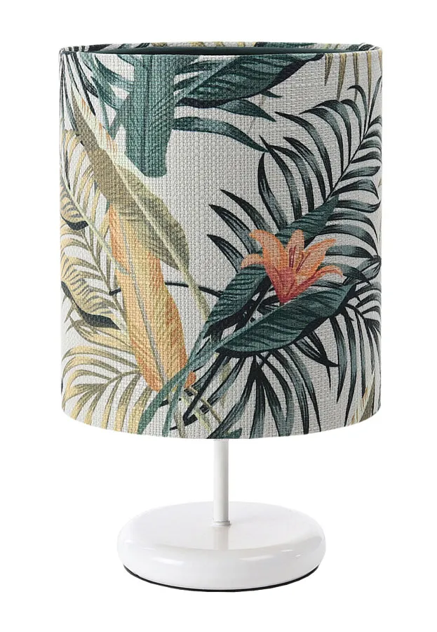 Lampka nocna z abażurem w kwiaty S368-Epiko | Edinos.pl
