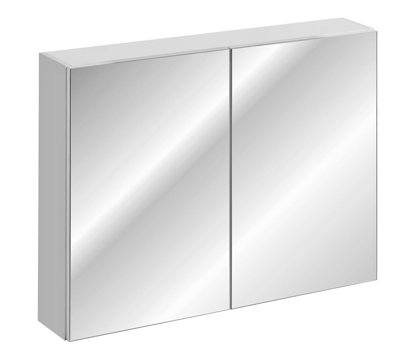 Szafka wisząca Jamarti z lustrem 90 cm biała