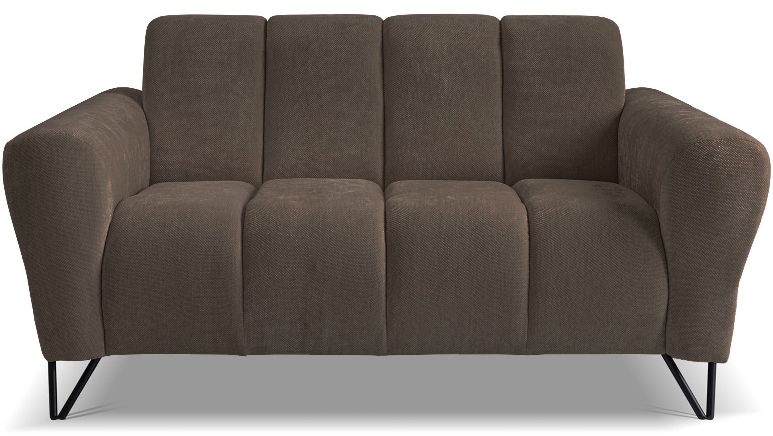 Sofa dwuosobowa Volare brązowa szenil łatwoczyszczący