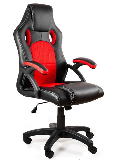Gamingowy fotel Dynamiq V7 czarno-czerwony