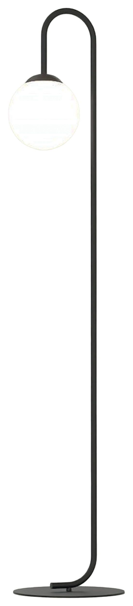 Lampa podłogowa Flor 150 cm czarna