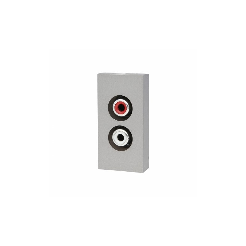Moduł Audio Stereo Waudio-1-64 Livolo - Srebrny