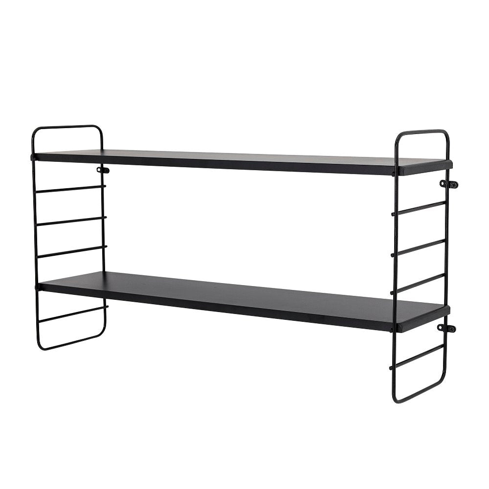 Półka ścienna Bloomingville Ardara 65 cm czarna