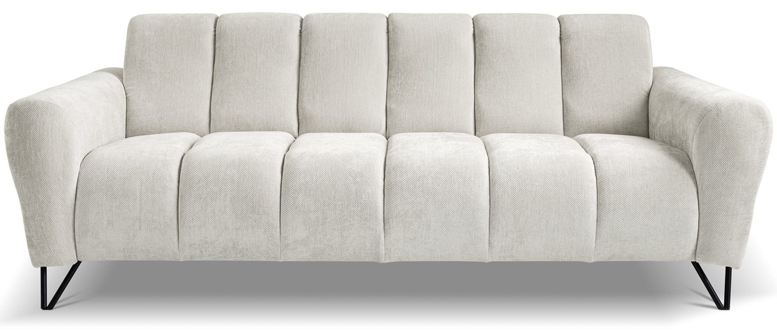 Sofa trzyosobowa Volare kremowa szenil łatwoczyszczący