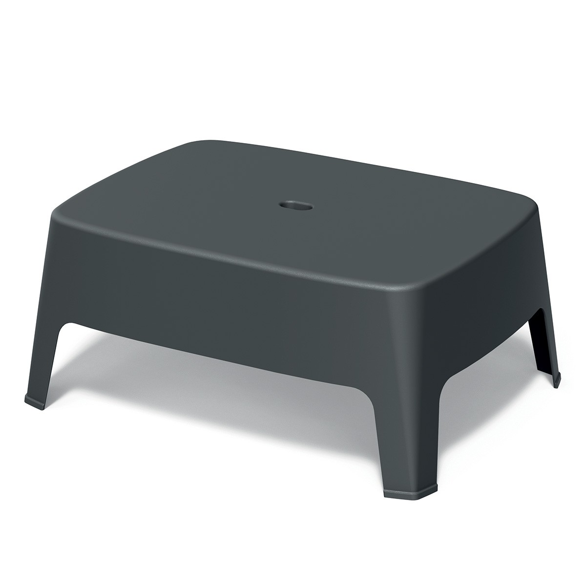 Plastikowy stolik do ogrodu Milane 79x59 cm, prostokątny