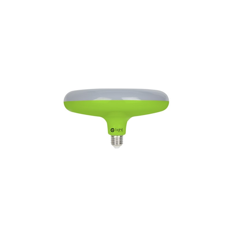 Żarówka Ufo 15W Led Zielona + Kabel W Oplocie