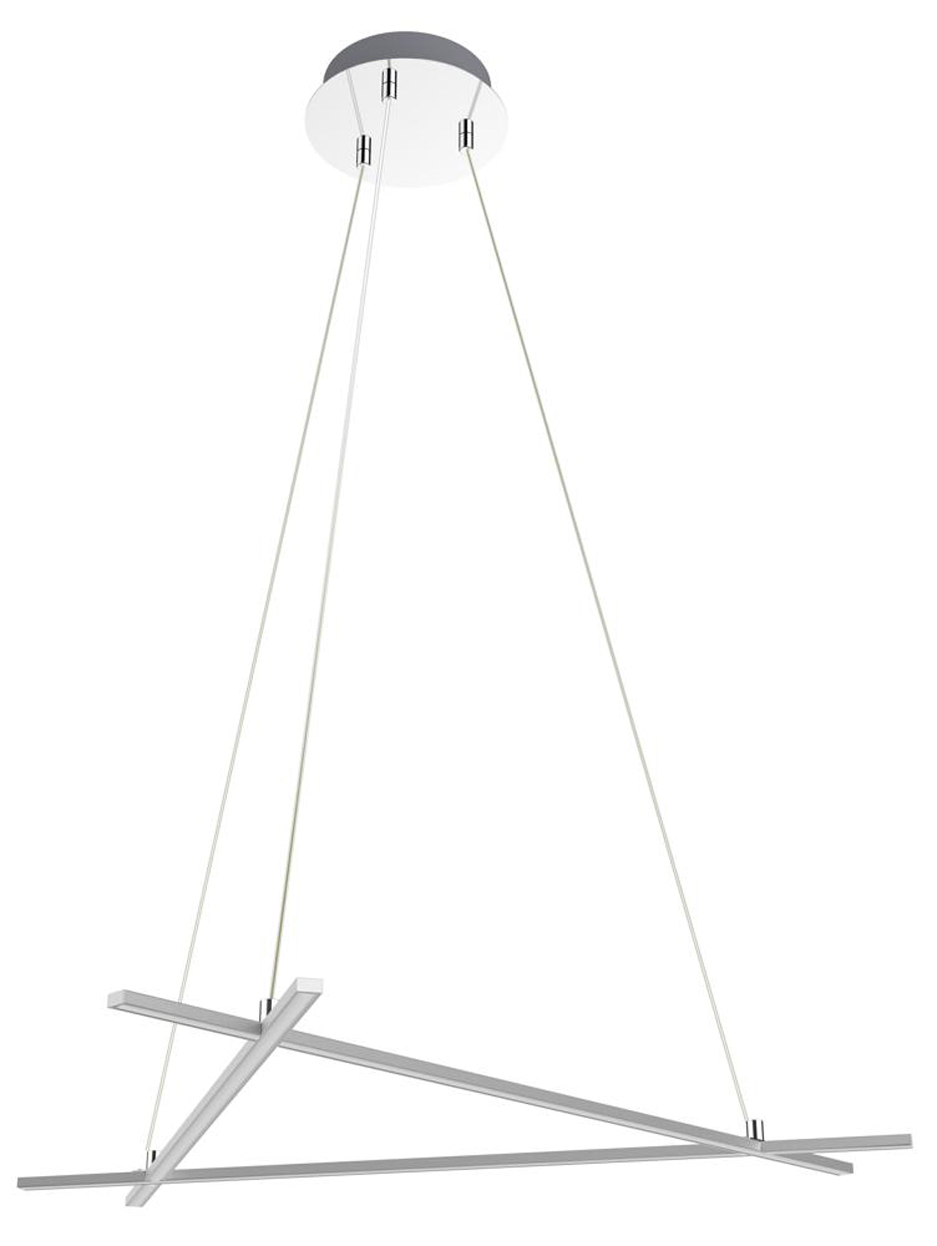 Lampa wisząca LED Andros 70x62 srebrna 4000K 30W