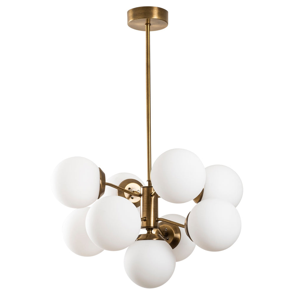 Lampa wisząca Tuiren x9 miedziana