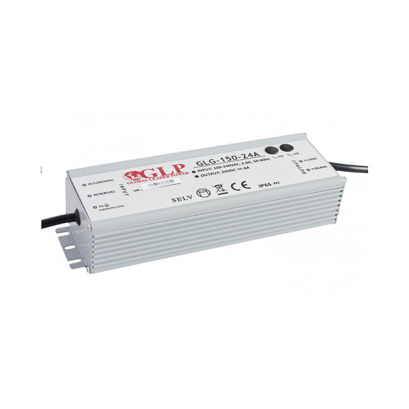 Zasilacz Led Napięciowy 24V 151,2W 6,3A Ip67 Metal - Glp