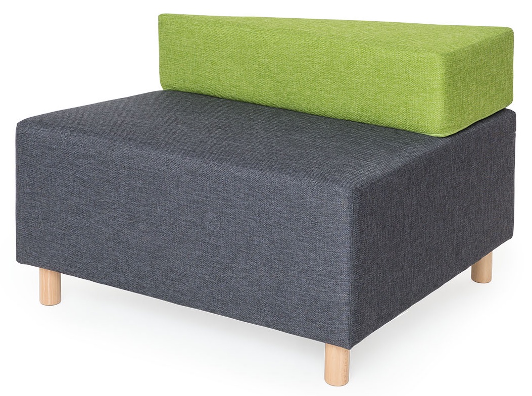 Sofa modułowa z oparciem do szkoły ZigZag