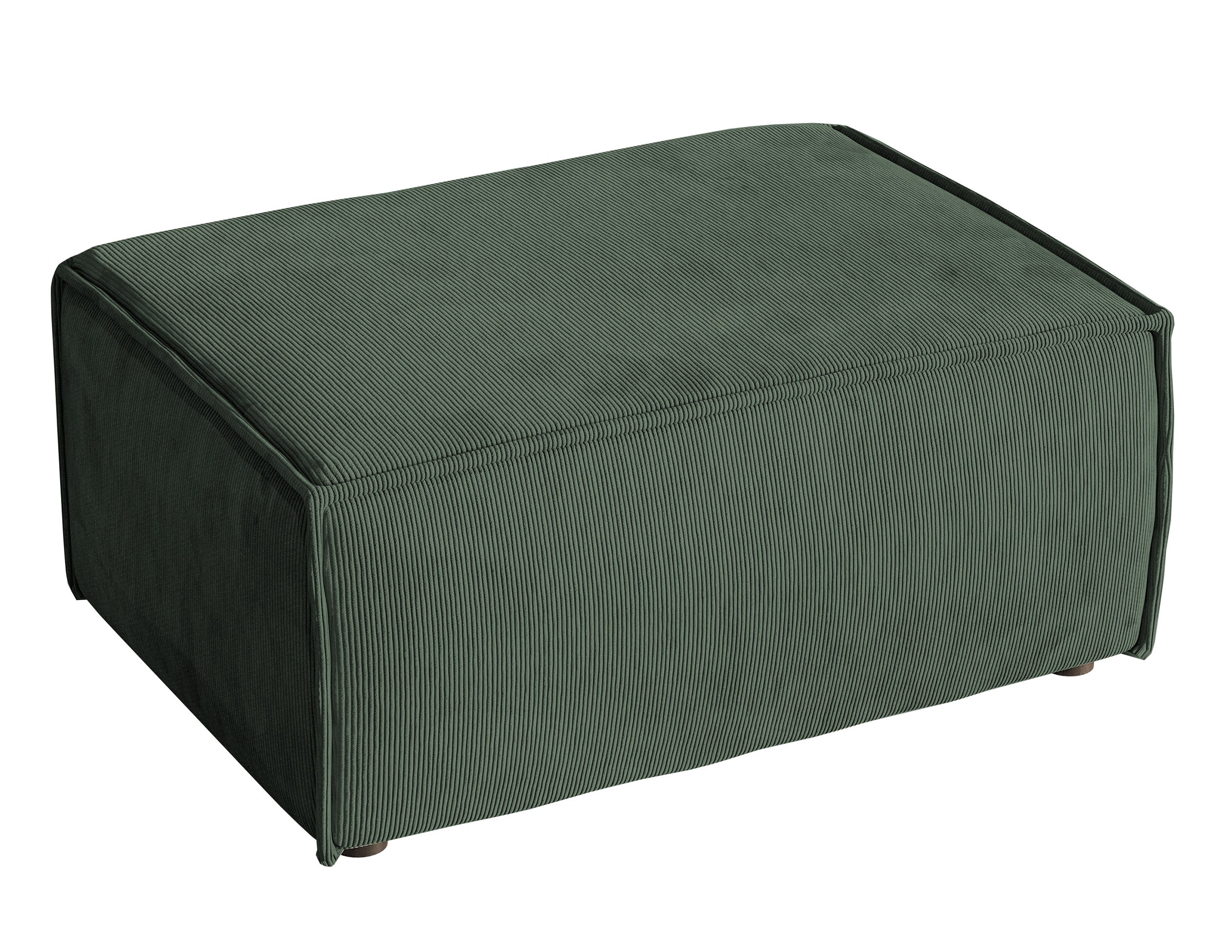 Pufa Copertino 65x90 cm zielona sztruks