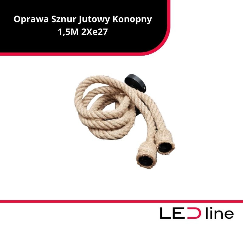 Led Line™ Oprawa Zwieszana 2Xe27 Sznur 1,5M