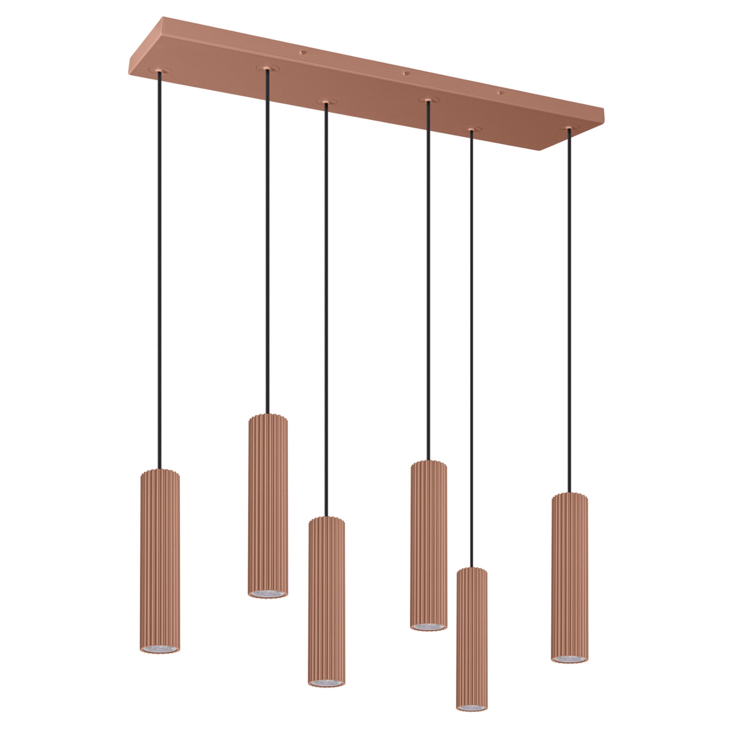 Lampa wisząca Smart Ivar 6L mocca LED barwa ciepła