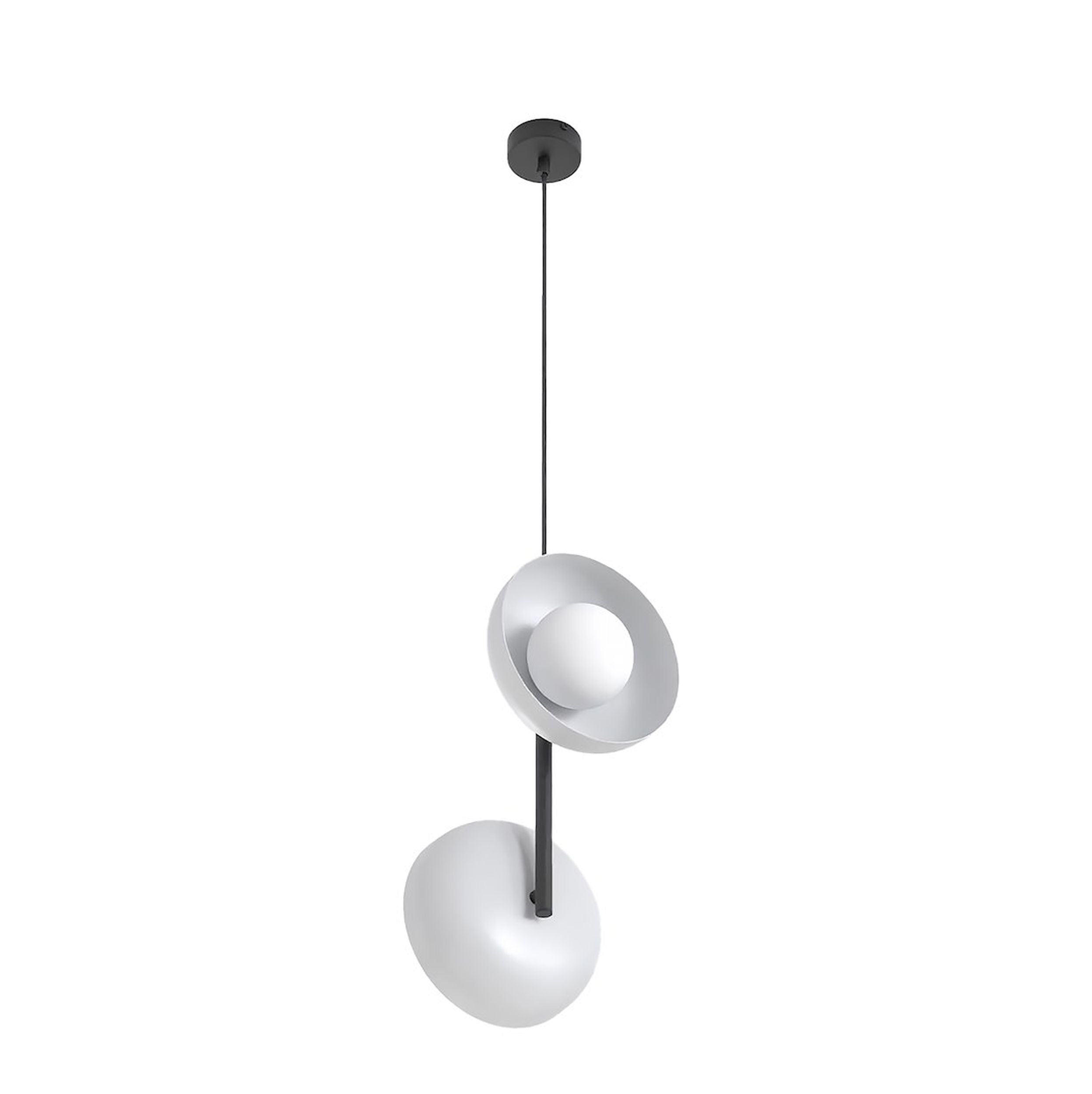 Lampa wisząca Vanila x2 ciepły szary