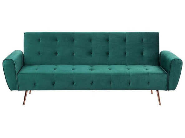 Sofa kanapa funkcja spania szmaragdowa