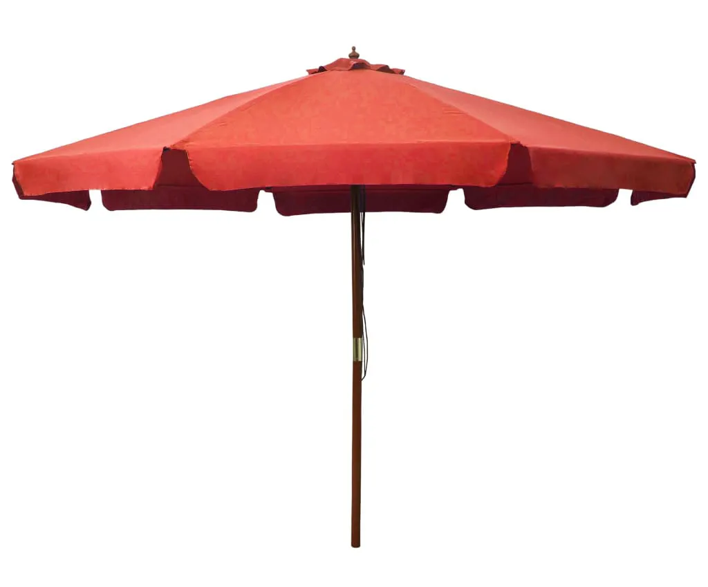 Klasyczny parasol ogrodowy pomarańczowy Sorani | Edinos.pl