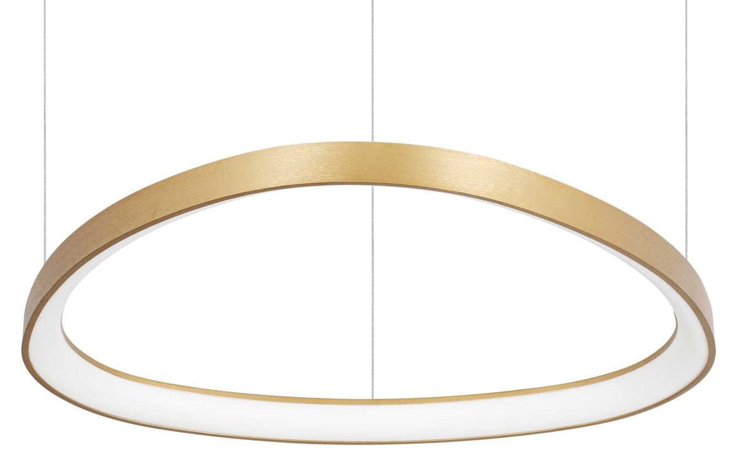 Lampa wisząca LED Gemini 61 cm złota