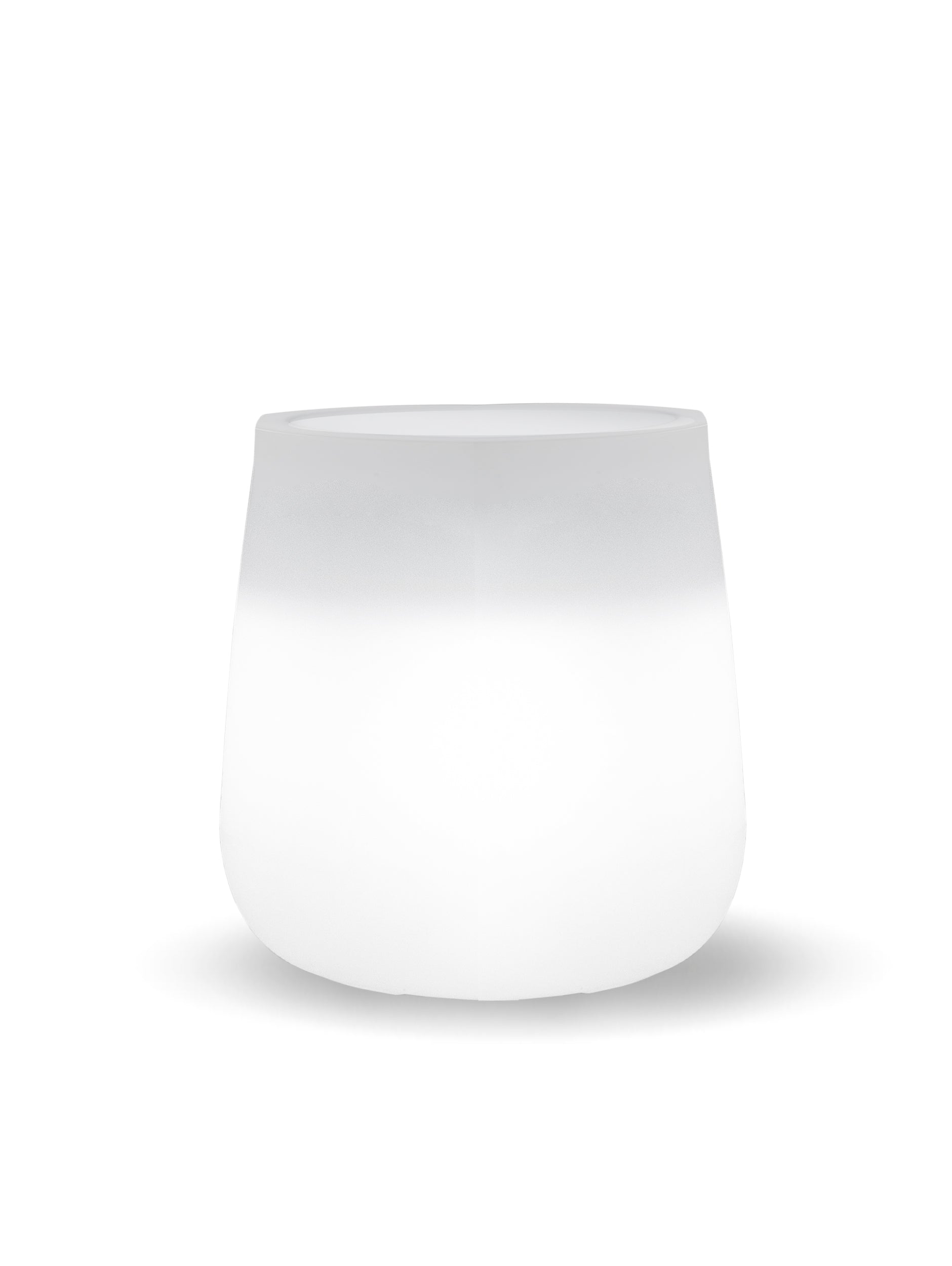 Lampa ogrodowa doniczka Camelia 40 Solar LED biała