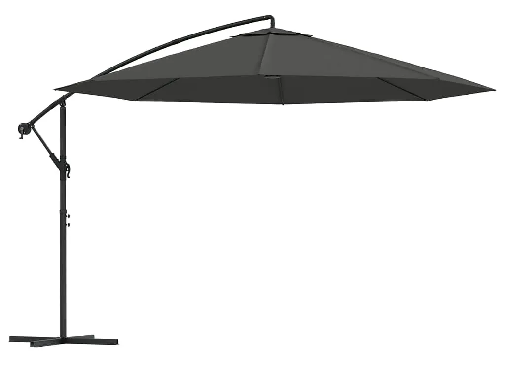 Parasol ogrodowy okrągły na wysięgniku Westi | Edinos.pl