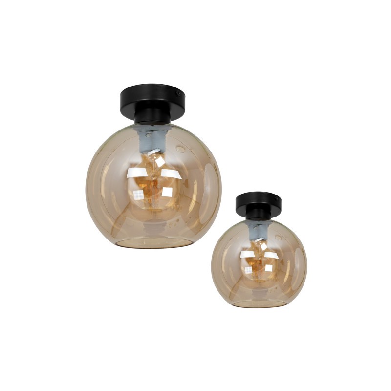 Lampa Sufitowa Sofia Amber 1Xe27