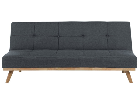 Sofa trzyosobowa rozkładana ciemnoszara
