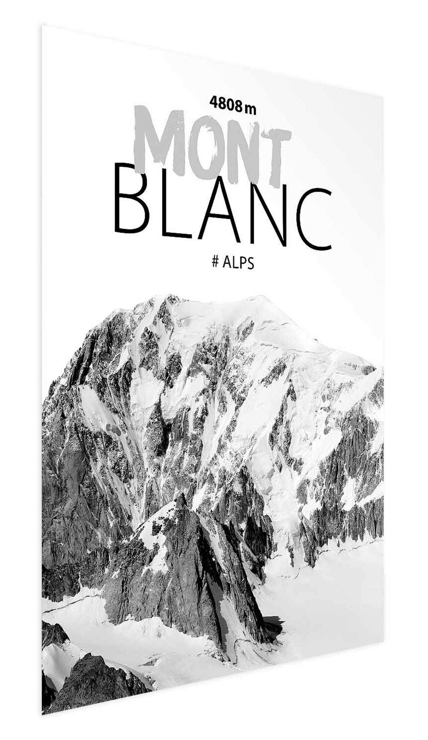 Plakat Mont Blanc 60x40 cm