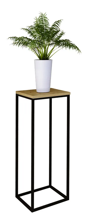 Kwietnik w stylu loft dąb artisan Pritix 4X | Edinos.pl