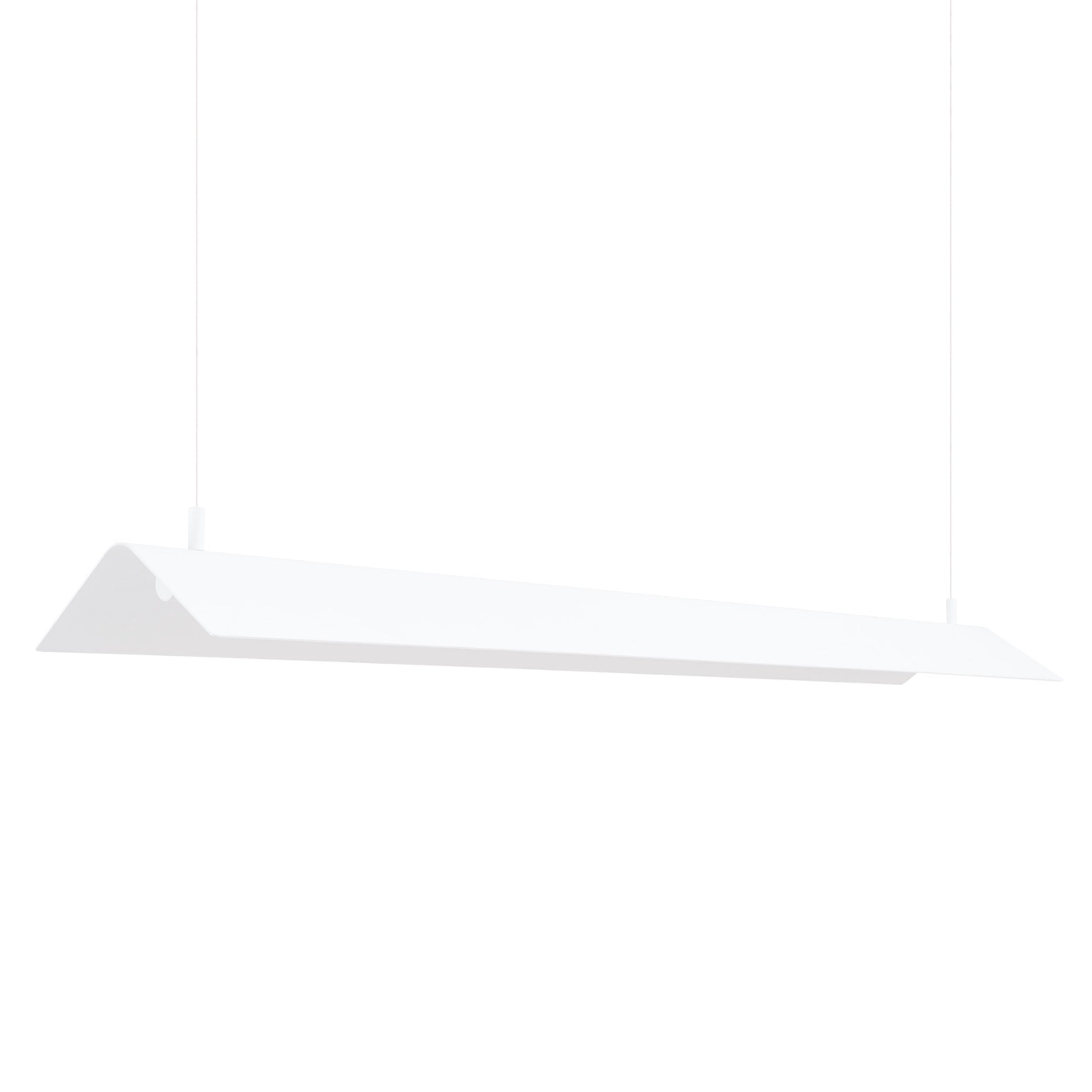 Lampa wisząca Elva biała LED barwa ciepła