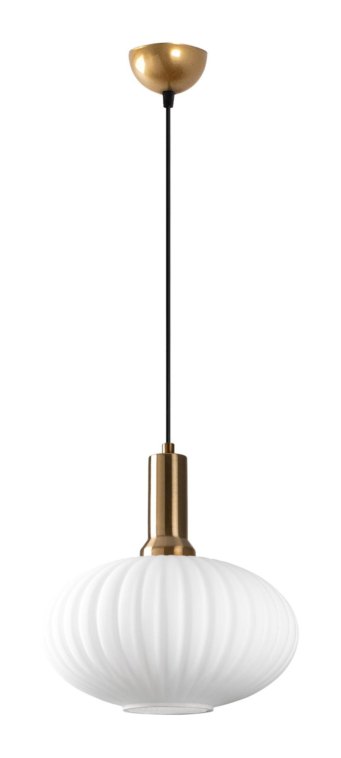 Lampa wisząca Asker 30 cm biało-złota