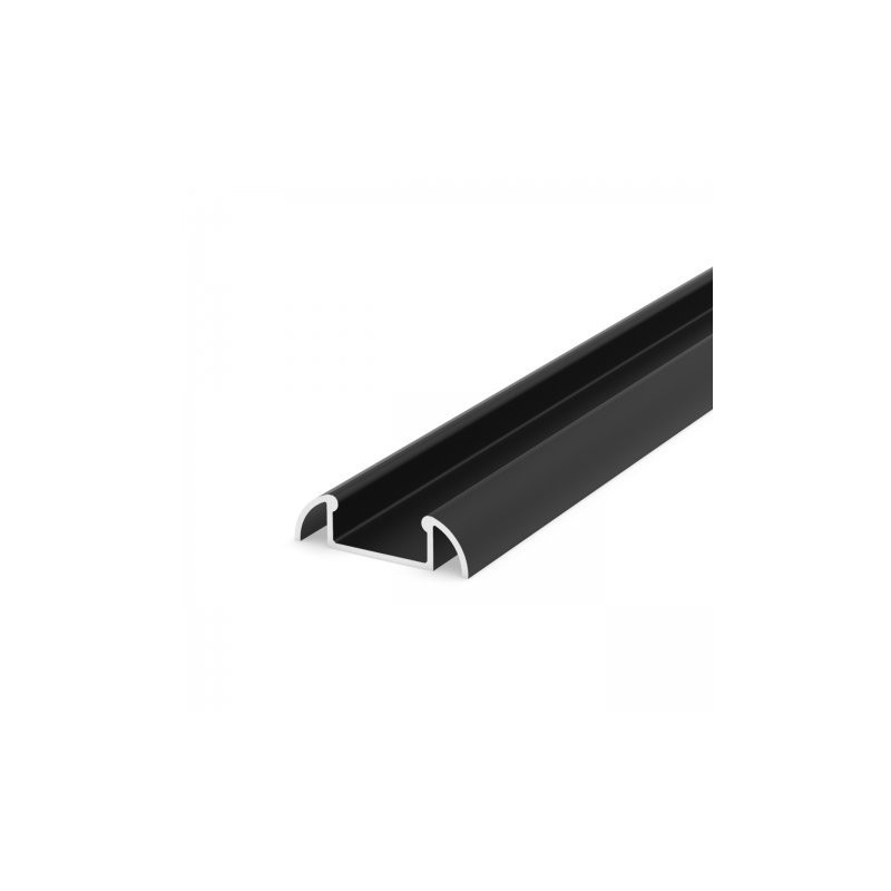 Profil Led Nawierzchniowy P2-1 Czarny - 1M